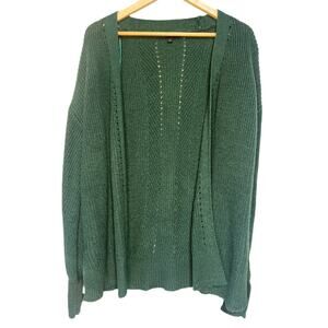 KATHY IRELAND Emerald Green Cardigan Sweater (St Patrick's Day), Size M